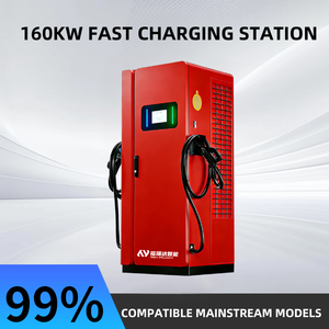 สถานีชาร์จรถยนต์ไฟฟ้าแบบเร็วติดตั้งบนพื้น รองรับ OCPP1.6 CCS2 กำลังไฟ 120kW 240kW สำหรับใช้งานเชิงพาณิชย์ - Product Image 3