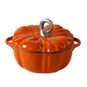 Casserole en fonte émaillée de haute qualité pour soupes et ragoûts, poêle antiadhésive, cocotte pour citrouille, batterie de cuisine, cuisinière à induction, cuisine - Product Image 1