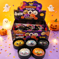 Jouet sensoriel anti-stress TPR Squishy Citrouille Fantôme Halloween Dumpling Squeeze Mystery Blind Box, cadeau de fête pour adolescents et adultes