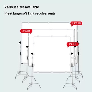 Tela de Difusión de Seda para Fotografía de 2.4*3.6m, Difusor de Fondo Fotográfico, Marco de Mariposa para Fotografía - Product Image 4