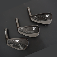 Ensemble de fers de golf 4-9 PW, manche en acier forgé, flexibilité Stif, face usinée CNC, conformes USGA, fers pour hommes droitiers