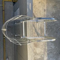 Échelle d'escalade droite industrielle d'extérieur pour haute altitude avec performances de sécurité élevées