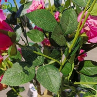 Plantes et fleurs artificielles hautement réalistes, décoration de plantes artificielles, arbre de roses artificielles pour l'aménagement paysager du jardin