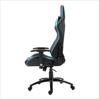 Chaise de course de jeu futuriste exécutive Mécanisme d'inclinaison réglable Style pivotant en cuir synthétique PU pour une utilisation au bureau
