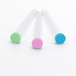 Custom <b>Clear</b> Pre Rolling Paper Cone Tube Packaging Plastic Tube <b>Container</b> - Product Image 4