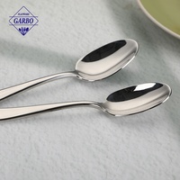 Ensemble de 4 couverts en acier inoxydable 410 pour mariage, couverts argentés avec finition polie miroir