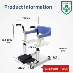 Silla de transferencia eléctrica HopeMed con rotación de 180 grados para ancianos y personas con discapacidad, ayuda para la movilidad. - Product Image 2