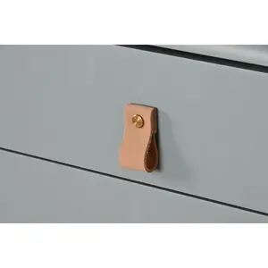 Consolle in MDF e PU 120x35x90 Grigio - Product Image 5