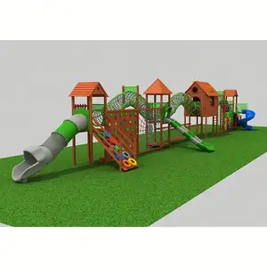 Factory Price Kindergarten Casle Kids Plastic Outdoor Playground Items