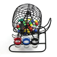 Ensemble de jeu de bingo de luxe pour adultes et enfants, idéal pour les fêtes de famille et les divertissements en intérieur