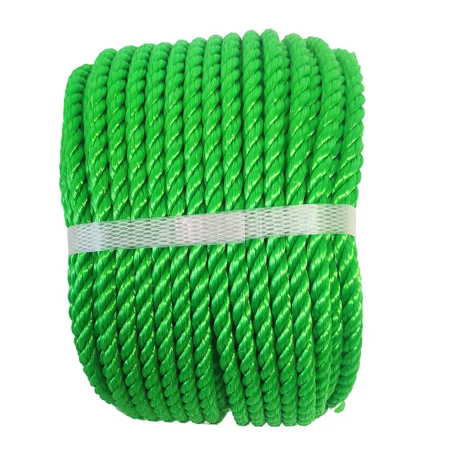 high quality twisted pe ropes pp rope 5mm nylon rope made in China