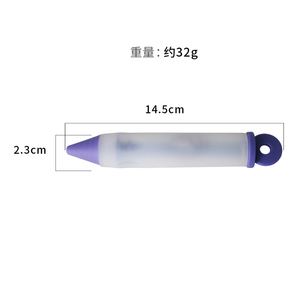Outils de pâtisserie pour la cuisine : Stylo à crème en silicone pour la décoration de gâteaux et de biscuits, stylo d'écriture en silicone pour la pâtisserie - Product Image 5