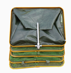 شبكة حماية أسماك قابلة للطي مربعة الشكل مغلفة ولاصقة مضادة للتعليق من النايلون مع حواف سميكة تنافسية سوداء بارتفاع 3م/4م - Product Image 6