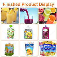 Machine de remplissage automatique rotative pour sachets Doypack préformés de jus et liquides