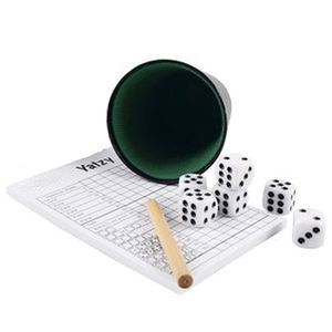 Juego de tazas de dados de cuero YBS Juego <span class=keywords><strong>Yatzy</strong></span> - Product Image 1
