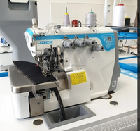 Machine à surjet Jack E4S à 4 fils Machine à coudre industrielle à surjet à point réglable légère et lourde