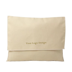 Pochette en toile personnalisée avec logo imprimé, pochette pour vêtements, pochette pour oreiller, pochette en coton, emballage cadeau, pochette anti-poussière - Product Image 1
