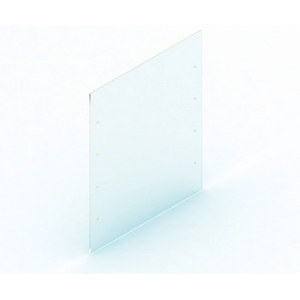 Panneau latéral en verre trempé 80x100 mm, 10 mm d'épaisseur, extra clair, pour armoires murales et autoportantes - Product Image 3