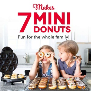 2026 New Design Home Professional Non-stick Mini Donut 7 Hole <b>Maker</b> Machine for Kid-Friendly <b>Breakfast</b> Home Use - Product Image 3