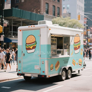 2025 Consession <b>Cart</b> Mobile Snack Trailer Fully Equipped Food Truck with Pizza Oven - Product Image 4