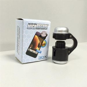 Usine 30 fois lumière LED pour microscope lames préparées loupe loupe téléphone utilisé loupe pour l'argent certification - Product Image 6