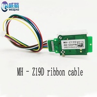MH-Z19B Modul Sensor Deteksi CO2 Inframerah Output Digital 4.5-5.5V 0-0.5% Vol Sensor Posisi Pengukuran