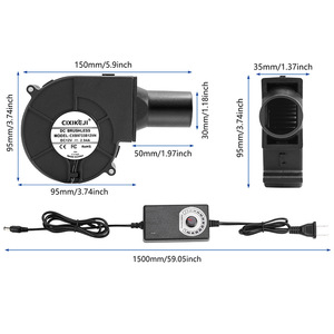 Ventilador CXB9733B12VH <span class=keywords><strong>de</strong></span> 220V <span class=keywords><strong>de</strong></span> Alto Volumen, Suministrado Directamente por el Fabricante, para Estufas <span class=keywords><strong>de</strong></span> <span class=keywords><strong>Leña</strong></span>, Parrillas <span class=keywords><strong>de</strong></span> Barbacoa y Pequeños Electrodomésticos - Product Image 3