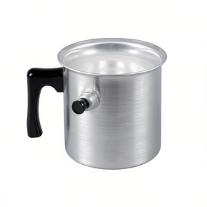 Olla de Baño María de Aluminio de 1 L y 13 cm con Boquilla para Hervir a Doble Vapor - Product Image 2