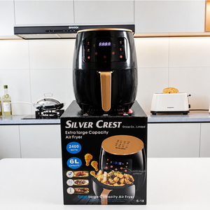 <span class=keywords><strong>Freidora</strong></span> de <span class=keywords><strong>Aire</strong></span> Digital Moderna sin Aceite, Horno Eléctrico de Gran Capacidad de 6L, <span class=keywords><strong>Freidora</strong></span> Eléctrica Multifuncional Comercial y Doméstica - Product Image 1