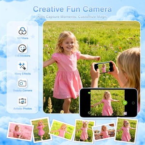 Caméra intelligente pour enfants avec reconnaissance photo WiFi, <span class=keywords><strong>chat</strong></span> vocal, écran tactile de 4 pouces, CCD, enregistreur vidéo numérique MicroSD, jouet éducatif - Product Image 6