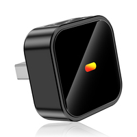 Adaptador 2 en 1 CarPlay Android Auto, Adaptador Inalámbrico Portátil de 5.8GHz WiFi para Auto, Mini Adaptador Carplay para Teléfono