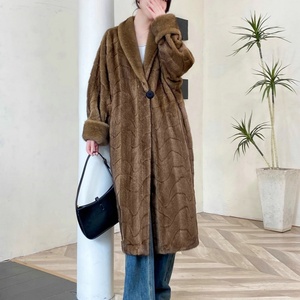 Manteau en fausse fourrure de luxe épaisse de haute qualité pour femmes, collection automne-hiver 2025, fabrication sur mesure - Product Image 5