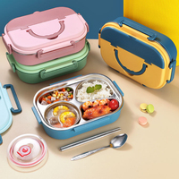 Stockage et conteneur de nourriture de haute qualité boîte à bento isolée thermiquement boîte à lunch en acier inoxydable monocouche pour enfants et adultes