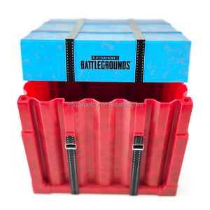 Caja de Palomitas de Maíz de Plástico Personalizada, Cubo de Palomitas de Maíz para Cine, 46 oz, Azul y Rojo a Rayas, con Tapa - Product Image 4