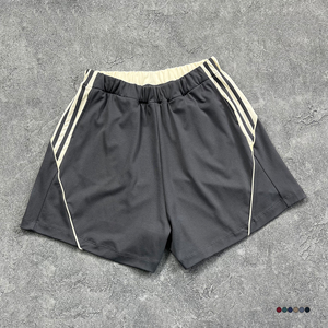 Ensemble short et t-shirt pour homme, décontracté, sportif, léger, respirant, en laine, taille mi-haute, course à pied, taille élastique, Bermuda - Product Image 2
