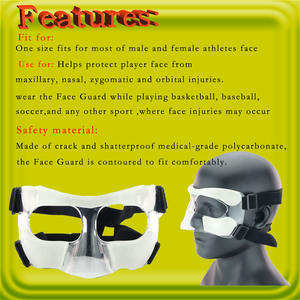 Protector de nariz Protector facial para nariz rota Protector facial ajustable con almohadilla de esponja Protección contra lesiones por impacto en la nariz y la cara - Product Image 6