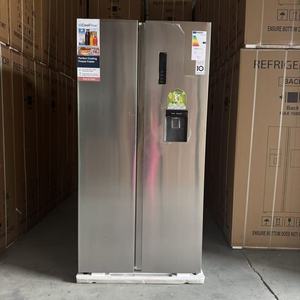 <span class=keywords><strong>Réfrigérateur</strong></span> distributeur d'eau électrique double porte en acier inoxydable, sans givre, à froid ventilé, écoénergétique niveau 1, le plus vendu - Product Image 1