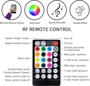 กล่องไฟใยแก้วนำแสง RGBW แบบสองหัว 20W ควบคุมผ่านแอพ พร้อมเอฟเฟกต์แสงระยิบระยับ ควบคุมด้วยเสียงเพลง รีโมทสำหรับชุดไฟตกแต่งเพดานรถยนต์ - Product Image 3