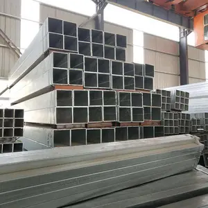 Fornitura del produttore cinese Q235b 50*50*2 tubo quadrato in acciaio al carbonio tubo quadrato saldato zincato