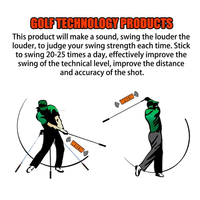 Entraîneur de swing de golf avec contrôleur de vitesse magnétique et poignée ergonomique pour débutants et professionnels, idéal pour la pratique à domicile ou sur le driving range.