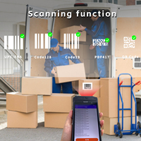 Bluetooth Wifi Rfid Restaurant Mobile Pda Dispositif 2d Scanner Gestion de Détail Terminal Entrepôt Logistique PDA