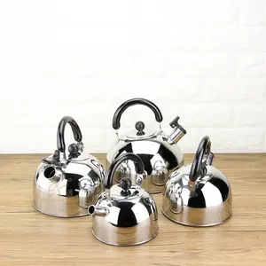 Stove Kettle Stainless Steel Customized Polishing 201 S/s Kichen Metal tea pot 3L Sustainable stocked COFFEE kettle