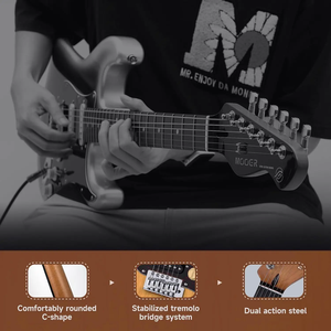 Guitarra Eléctrica <span class=keywords><strong>MOOER</strong></span> MSC10 Serie Pro, 6 Cuerdas, Madera de Aliso 38, Diapasón de Ébano, Acabado Sunburst, Impuestos Incluidos, Solo 1 Restante - Product Image 5