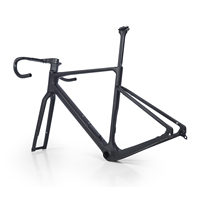 Cuadro de Bicicleta de Gravel de Carreras de Carbono Completo Personalizable SUNREMO con UDH T700 T800, Cuadro de Bicicleta Superligero, Neumático 700X50C