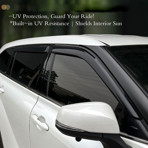 For Lexus LX470 J100 1998-2007 Window <b>Visors</b> Weather Shields Side Rain Deflectors Plastic Black Luxury Style - Product Image 2