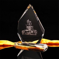 Honor of crystal Spot, grand octogone décoratif en cristal, trophée, prix, trophée personnalisé