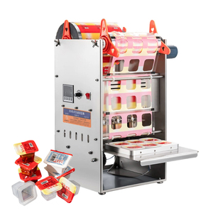 Tự động 6-Tray lên men đậu phụ và nước sốt thịt bò niêm phong máy lá Giấy Phim nhiệt niêm phong cho bánh pho mát bao bì - Product Image 1