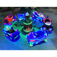 Manège de carrousel en plastique à 6 places pour enfants - Idéal pour centres commerciaux et usage domestique en extérieur