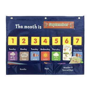 Lớp học biểu đồ bỏ túi lịch học và lịch biểu đồ Bỏ túi Thời tiết với các hoạt động hàng ngày tất cả về trung tâm hoạt động ngày nay - Product Image 6