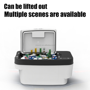 35L Huge Capacity App Control Car <b>Fridge</b> for Tesla Model Y Juniper Sub Trunk Electric Refrigerator <b>Portable</b> Cooler Box - Product Image 5